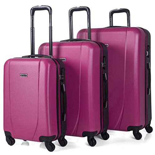 Conjunto de Malas ITACA Rígida Extensível (35/70/100 L - Rosa) ITACA - Malas - rígida, extensível, 35L, 70l, 100l