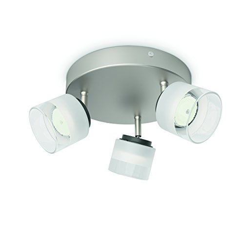 Fremont 3 Spotlights Spiral Shape Acrylic Led 4W Nickel Philips Lighting - Refletores e holofotes - led, espiral, 4W, acrilico