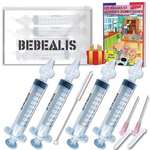 Jeringueta Nasal Bebé 4 Unidades (Recondicionado Como Novo) Bébéalis - Seringas médicas - 4 unidades, 1ml, 3ml, 5ml