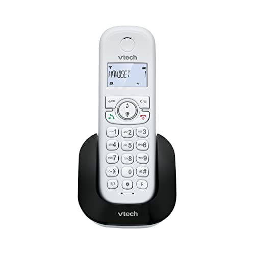 Telefone sem fio VTECH CS1500 (Branco - 1.8 x 7.5 x 4.2 cm) VTECH TELECOMMUNICATIONS LTD - Telefonia - sem fio, bloqueio de chamadas, duplo carregamento, visualização frontal