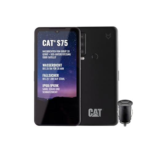 Smartphone CAT S75 (6.7'' - 6 GB - 128 GB - Preto) Bullitt Group Ltd. - Telemóveis - 6.7 polegadas, 6 GB RAM, 128 gb armazenamento, octa-core