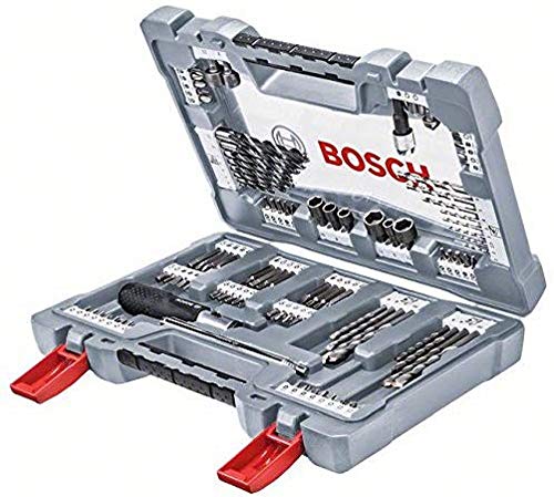 Brocas BOSCH 2607010563 (Aço Inoxidável - 1 peça) Bosch Professional - Acessórios para brocas e parafusadeiras - aço inoxidável, 24 brocas, 8 mm