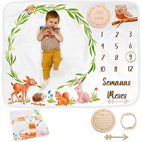 Manta ODOXIA Meses Bebé (Castanho - 100 x 80 cm) Odoxia - Cobertores - meses bebé, castanho, 100x80 cm