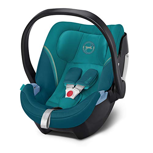 Carrinho de Bebé Individual CYBEX Aton 5 River Blue Cybex - Móveis para bebês e crianças pequenas - alta qualidade, leve, estável, isofix