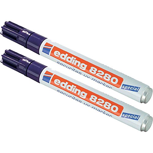 Marcadores EDDING Permanente UV Markers 4 (Multicor) Edding - Instrumentos de escrita e desenho - permanente, UV, multicor