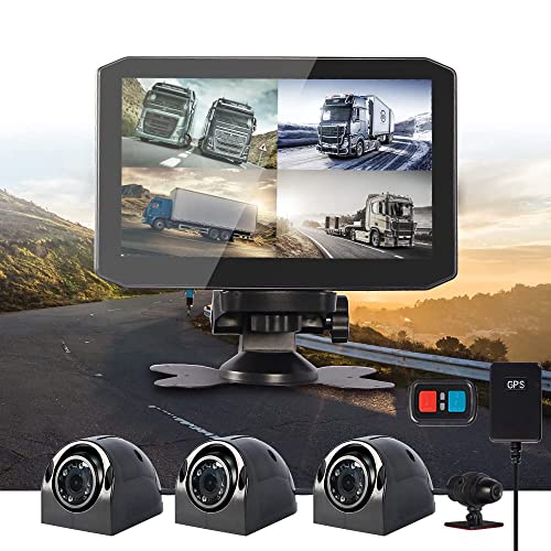 Gravador de vídeo para automóveis Vsysto VSYSTO - Câmeras de vigilância - 7 polegadas, gps, visão nocturna, câmera 360º, alarme