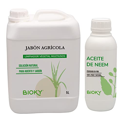 Cuidados com Plantas 5 L + Óleo De Neem 1 L Bioky - Adubos - cuidados, plantas, óleo de neem
