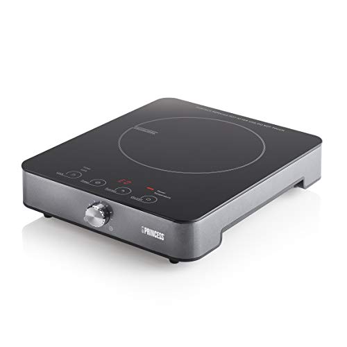 Princess 303010 placa de indução 1 zonas 1800 W Prateado Princess - Eletrodomésticos de cozinha - indução, vidro, 1 zona, 1800 W