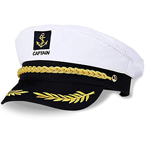 Acessório de Roupa DISFRAZZES Sombrero De Marinheiro Branco (Tam: Tamanho Único) NETUME - Brincadeira de faz de conta - sombrero, marinheiro, branco