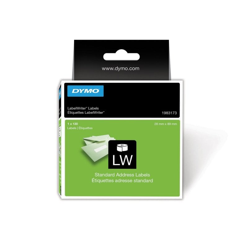 Etiqueta para impressão DYMO LW-100 Blanco DYMO - Fitas de etiquetas e recargas - branco, labelwriter
