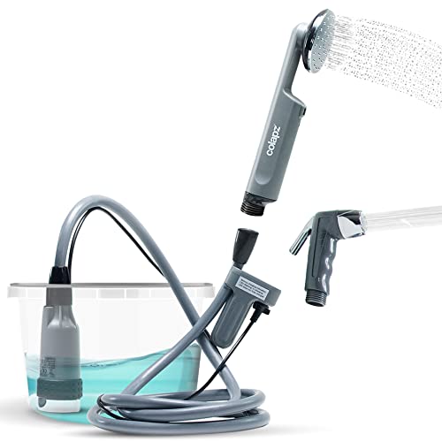 Colapz Portátil Shower Red Recarregável Colapz - Chuveiros portáteis e abrigos de privacidade - portátil, recarregável, bomba, duche