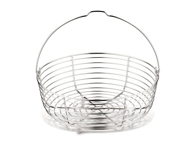 Acessório para panelas de pressão LAGOSTINA Pentola a pressão Cesto Lagostina - Cestas a vapor - 5l, preto, inox, vidro, 110°C