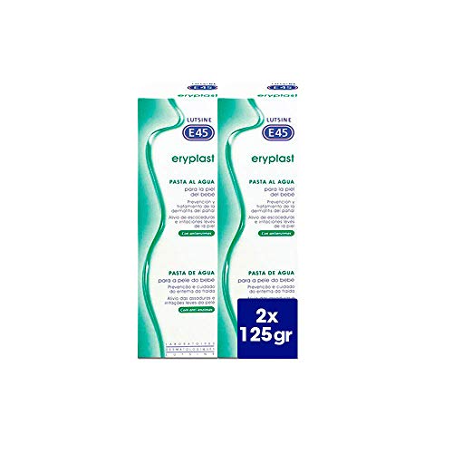 Eryplast Lutsine E45 Pasta Al Agua 2 X 125 Ml Eryplast - Tratamentos para assaduras - pasta, água, 125 ml, 2 unidades