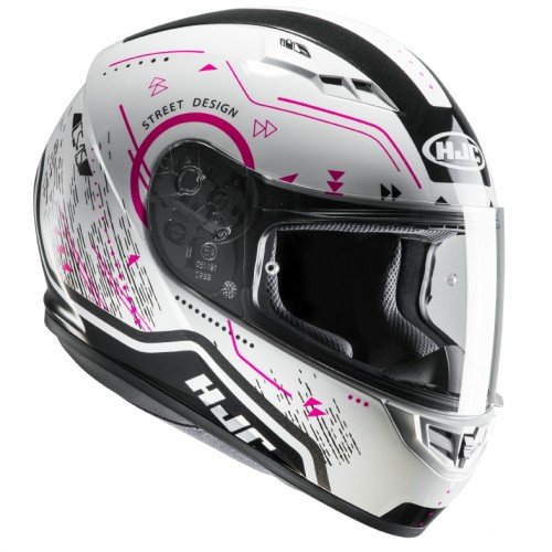 Capacete Off-road HJC CS15 SAFAR (M) (Branco) HJC - Equipamento de proteção individual (epi) - off road, poliuretano termoplástico, visor incorporado, anti-uv