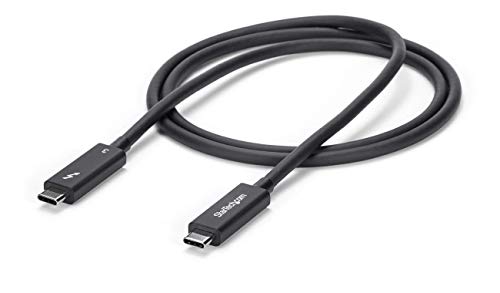 Cabo de Dados STARTECH (Thunderbolt - Thunderbolt - Preto) STARTECH.COM - Cabos - thunderbolt 3, usb-c, 40 gbps, alimentação