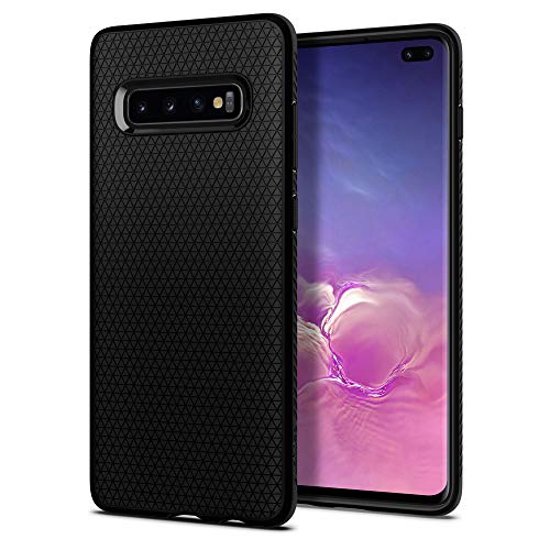 Capa Samsung Galaxy S10+ SPIGEN Liquid Air Preto Spigen - Capas para telemóveis - cover, preto, compatível Samsung Galaxy S10+, Liquid Air