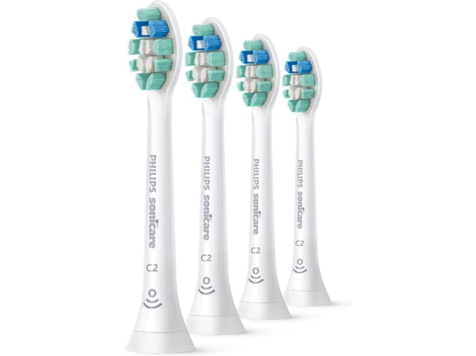 Cabeças para Escovas de Dentes PHILIPS HX9024/10 (4 Unidades) Philips - Acessórios para escova de dentes - recarregáveis, 4 peças, branco