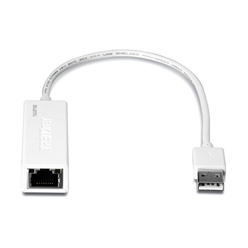 Adaptador TRENDNET USB 2.0 to 10/100 Fast Ethernet LAN Trendnet - Placas e adaptadores de rede - usb 2.0, lan, gigabit ethernet