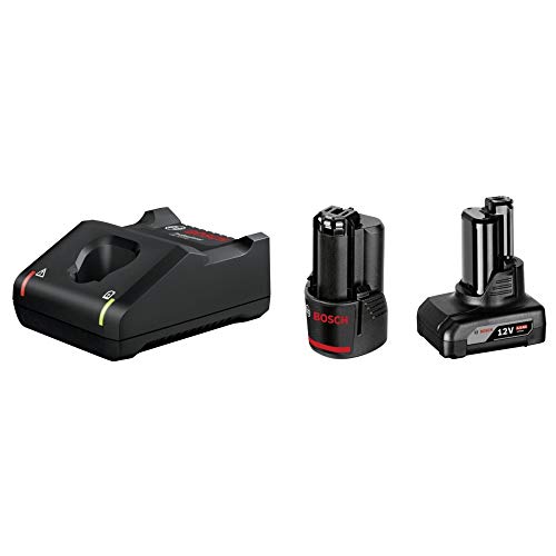Bateria + Carregador BOSCH 2 607 017 258 Bosch - Baterias para ferramentas elétricas - 12V, 2000mAh, ião-lítio, 30min