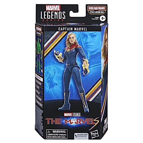 Figura de Ação MARVEL Legends Series Captain Marvel #15 Hasbro - Bonecos de ação e brinquedo - figura, ação, marvel legends, captain marvel, 15 cm, pano exclusivo