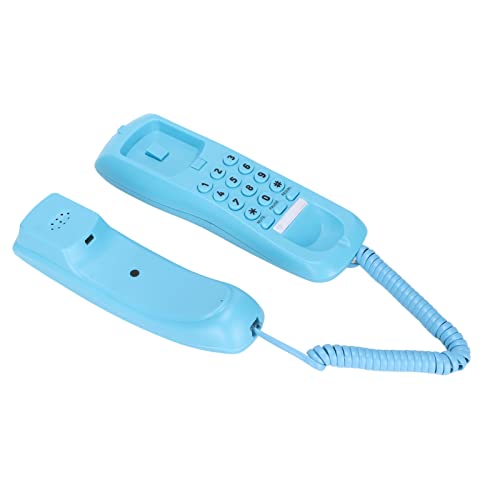 Telefone fixo com fios Pusokei | Azul (Electricidade e Domótica) PUSOKEI - Telefones com fios - telefone, fixo, fios, azul