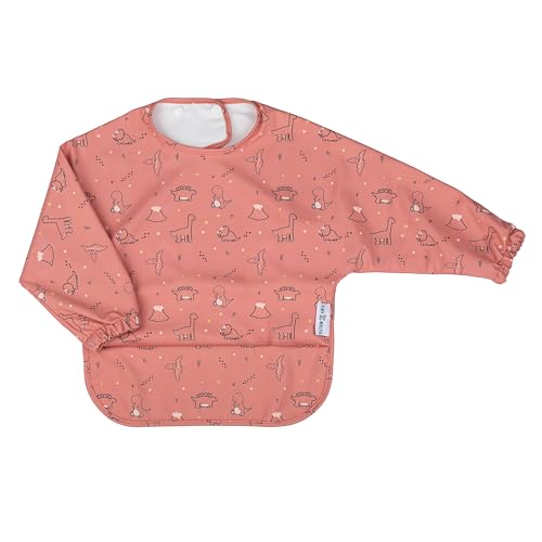 Tiny Wolfie Baby Bib Long Sleeve For Blw Blue TINY WOLFIE - Babetes - tiny, long sleeve, blw, blue