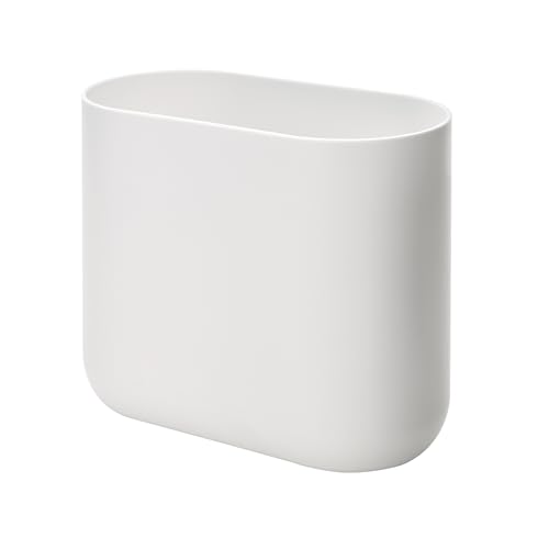 Caixa do Lixo iDESIGN Cade (Branco - Plástico) InterDesign - Lixeiras e cestos de lixo - oval, plástico resistente, húmido, adaptável