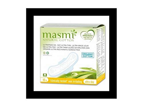 Pensos Higiênicos MASMI Natural Cotton Ultra Dia com Abas (10 unidades) Masmi - Absorventes e protetores femininos - natural cotton, ultra dia, abas