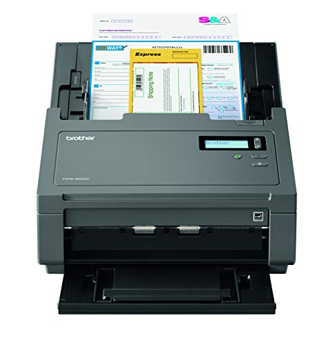 Scanner BROTHER PDS-6000 | Preto (Scanner) Brother - Digitalizadores - 600 dpi, 1200 dpi, 24 bit, preto e branco, cores