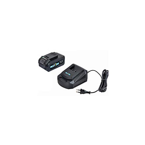 Conjunto de bateria e carregador RYOBACHARACTERISTICS RBAT20 RIBIMEX - Carregadores de ferramentas elétricas - kit, carregamento, ferramentas, ribimex, rbat20, bateria