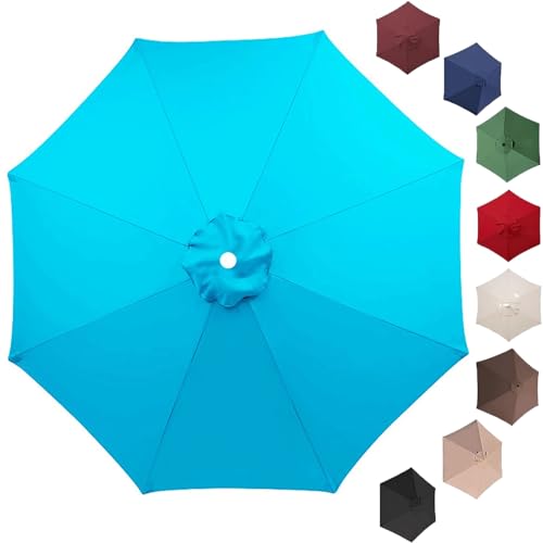 Toldo de Repuesto para Guarda-Sol TOLDO (2m - 8 Varillas) SDNAM - Guarda-sóis e guarda-chuvas - poliéster impermeável, extraível, lavável, auto-ventilado