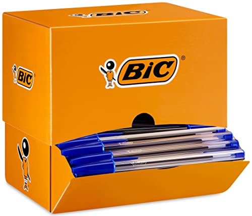 Esferográfica BIC Cristal Original 150 Cores BIC - Canetas - ponta média, 10 mm, tinta azul, corpo transparente