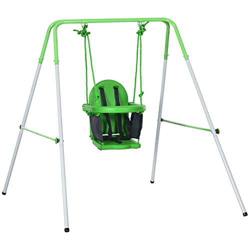 Baloiço Outsunny | 122 x 146 x 122 cm - Verde Outsunny - Móveis de exterior - baloiço, outsunny, 122x146x122cm, verde