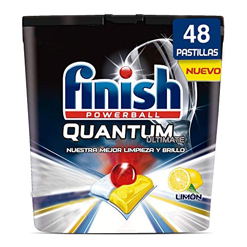 Detergente LAVAVAJILAS Finish Quantum Ultimate Lemon (48 unidades) Finish - Detergente e sabão para louça - lemon, ultimate, quantum