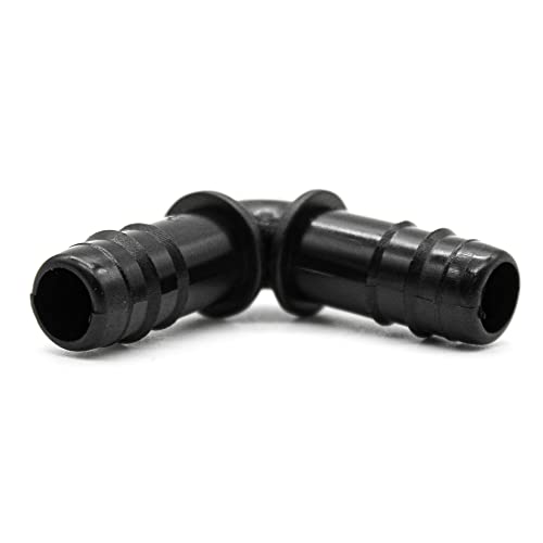 DOJA BARCELONA 100 Unidades de Jardim DOJA Barcelona - Acessórios e válvulas para mangueira de jardim - 100 unidades, jardim, codo goteo, acetal 12mm