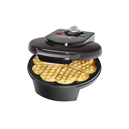 Máquina de Waffles CLATRONIC WA 3491 (Capacidade: 5 waffles) Clatronic - Máquinas de waffle - 5 waffles, superfície grande, placa antiaderente, termostato ajustável