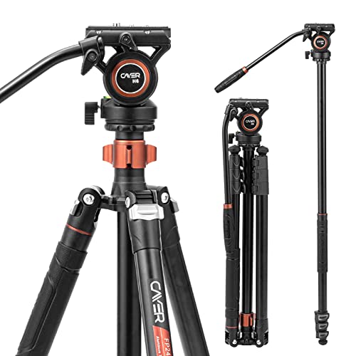 Tripé CAYER FP2450 (Alumínio - Altura Máxima: 75 cm) Cayer - Peças e acessórios para câmeras - alumínio, 75 cm, 6 kg, 4 pernas