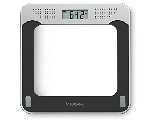 Balança Digital MEDISANA 40448 (Peso máximo 180 kg) Medisana - Balanças de peso corporal - balança digital, medisanas 40448, peso máximo 180 kg, precisão 100 g, comando por voz, desligamento automático