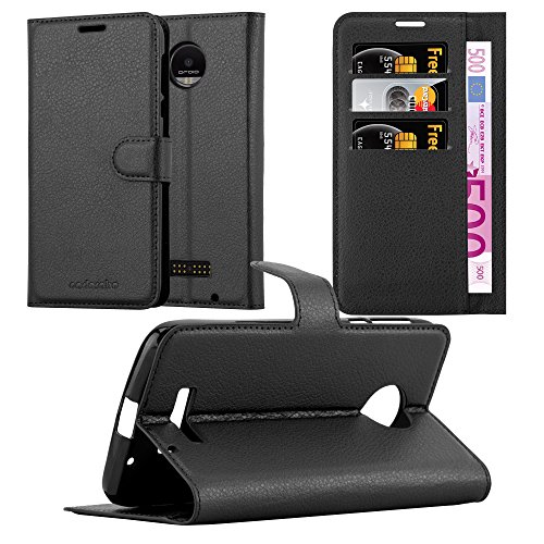 Capa Motorola Moto Z FORCE CADORABO Preto CADORABO - Capas para telemóveis - capa, proteção, couro, motorola, resistente