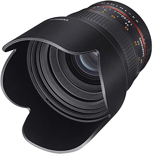 Objetiva Samyang 50mm F1.4 AS UMC para Canon Samyang - Lentes de câmera - 50mm, f1.4, canon, lentes padrão