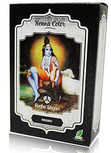 Pó Facial HENNA Radhe Shyam (10 g) Preto Radhe Shyam - Cuidados com o cabelo - preto, 10 g, henna