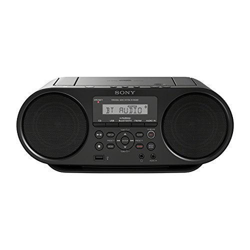 Coluna Bluetooth SONY ZS-RS60BTB.CE7 (Autonomia: Até 10 h - Preto) Sony - Áudio - bluetooth, 10h autonomia, preto, 2w potência