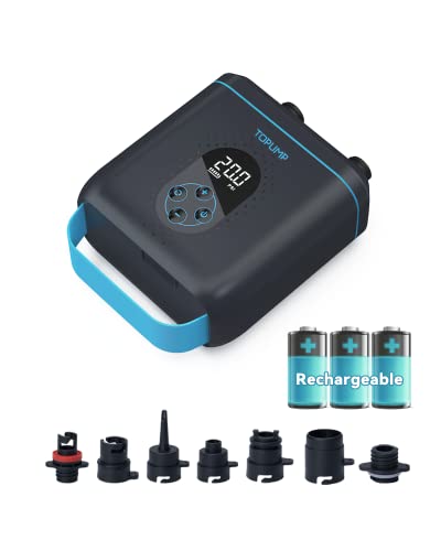 Bomba de Ar TOPUMP TPS260 (20 PSI - 1.4 bar) TOPUMP - Equipamento atlético de uso geral - 20 PSI, 1.4 bar, segurança, adaptador