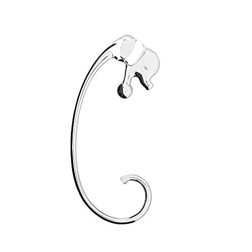 Suporte para Bolsas ALESSI Elephant (Prateado) Alessi - Ganchos de utilidade - metal, elefante, elegante, prateado