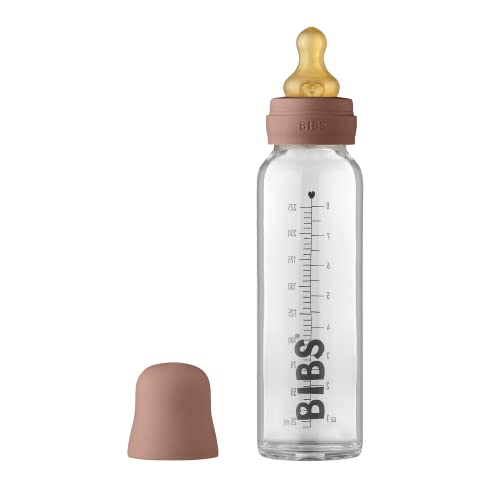 Garrafa de vidro anti-cólico 225ml woodchuck BIBS Bibs - Suplementos de alimentação por sonda - 225ml, anti-cólico, woodchuck, biberão, borracha natural