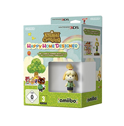 Jogo Nintendo 3DS Animal Crossing: Happy Home Designer + Amiibo (ES) Nintendo - Software de jogos de vídeo - nintendo 3ds, simulação de vida, multijugador, amiibo