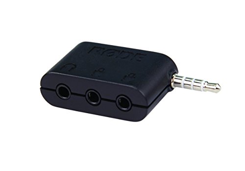 Adaptador de Áudio RODE SC6 2 x 3.5mm Preto Rode - Adaptadores de cabos de áudio e vídeo - 2 x 3.5mm, trrs, microfone, monitorização