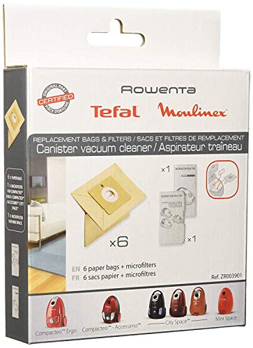 Bolsa de Aspirador ROWENTA ZR003901 (Compatibilidade: Rowenta Compacteo) Rowenta - Aspiradores de pó e a vapor - compatível, compacteo, filtros 7, 2L