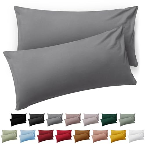 Capa de Almofada BLUMTAL (50x70 cm - Cinza) Everbrent - Fronhas e almofadas - 50x70 cm, cinza, microfibra