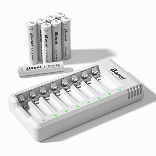 Carregador de Baterias BONAI 8X1.2V 1100mAh EPT BATTERY(SHENZHEN) CO.?LTD - Carregadores de bateria de uso geral - carregador, baterias, bonai, 1100mAh, indicadores luminosos